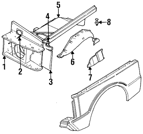 Inner Components for 1989 Land Rover Range Rover #0