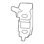 79962SDRA00 - : 2006-2011 Honda Civic - Stay Water Pump (Upper) for Honda: Civic Image