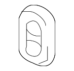 79731S5A000 - HVAC: Heater Core Grommet for Honda: Accord, Accord Crosstour, Civic, Clarity, Crosstour, Insight Image