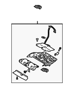 LJ7Z7862527CH - Body: Seat Frame for Lincoln: Corsair Image