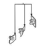 51125A86A41 - : Mount Kit for BMW: X2 Image