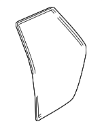 55346676AI - Body: Weatherstrip for Dodge: B1500, B2500, B3500, Ram 1500 Van, Ram 2500 Van, Ram 3500 Van Image