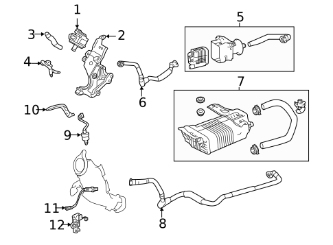 Emission System for 2018 Lexus LS500 #1