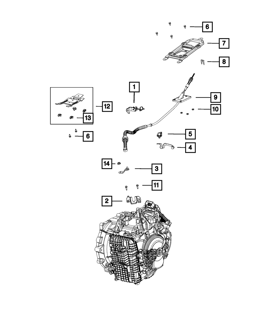 Gearshift Bracket - Mopar (68255453AA)