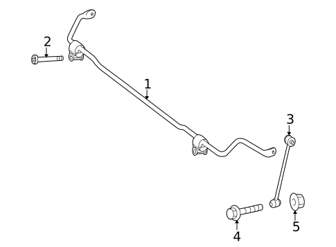 Stabilizer Bar & Components for 2014 Mercedes-Benz CLS63 AMG S #4