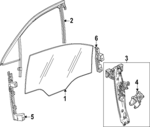 26496294 - : F (S)Weatherstrip for Chevrolet: Blazer EV Image