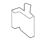 65675TRTA00ZZ - : 2018-2021 Honda Clarity - Bracket L Rear Bumper Beam for Honda: Clarity Image