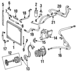 297 - HVAC: Mount Bracket for Mercedes-Benz Image