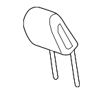 7RK071K5AA - Body: Headrest for Chrysler: Pacifica, Voyager Image