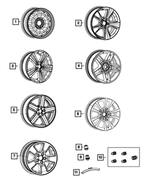 5154061AA - Wheels: Wheel Weight for Mopar Image