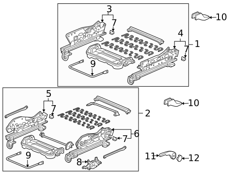 Tracks & Components for 2003 Honda Accord #0