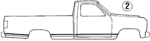 E7TZ1520000DD - Body: Stripe Tape for Ford: F-150, F-250, F-350 Image