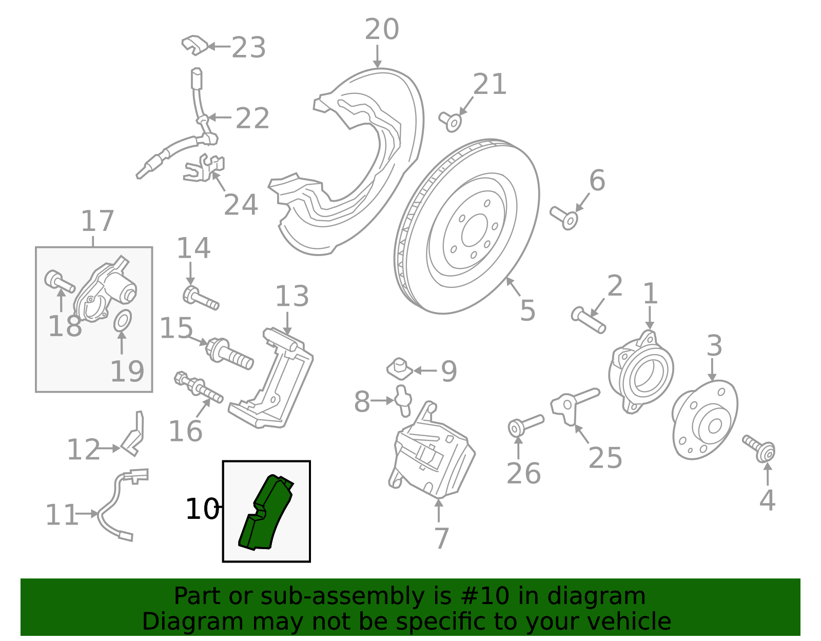1 Set Of Brake Pads (95B-698-451-J)