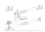 1244100221 - : Propeller Shaft for Mercedes-Benz Image