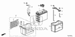 31522TBAA10 - : Plate, Battery Baffle (55B) for Honda Image