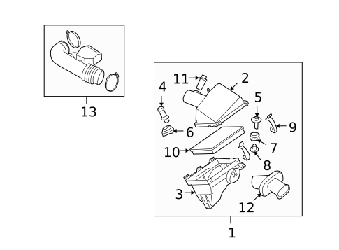 Filters for 2004 INFINITI QX56 #0