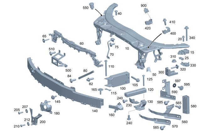 91014301001464 - Front-End Assembly, Front Panel: Hexalobular Screw for Mercedes-Benz: AMG GT 43, AMG GT 53, AMG GT 63, AMG GT 63 S, AMG GT 63 S E Performance, C350e, C400, C43 AMG, C450 AMG, C63 AMG, C63 AMG S, CLS450, CLS500, CLS53 AMG, CLS55 AMG, CLS550, CLS63 AMG, E300, E320, E350, E400, E43 AMG, E450, E500, E53 AMG, E55 AMG, E63 AMG S, EQE 350, EQE 350 SUV, EQE 350+, EQE 350+ SUV, EQE 500, EQE 500 SUV, EQE AMG, EQE AMG SUV, EQS 450, EQS 450 SUV, EQS 450+, EQS 450+ SUV, EQS 580, EQS 580 SUV, EQS AMG, GL350, GL450, GL550, GL63 AMG, GLC300, GLC43 AMG, GLC63 AMG, GLC63 AMG S, GLE350, GLE43 AMG, GLE450, GLE450 AMG, GLE450e, GLE53 AMG, GLE580, GLE63 AMG, GLE63 AMG S, GLS350d, GLS450, GLS550, GLS580, GLS63 AMG, Maybach EQS 680 SUV, Maybach GLS600, ML63 AMG, S500, S63 AMG E Performance, SL500, SL55 AMG, SL550, SL600, SL63 AMG, SL65 AMG Image image