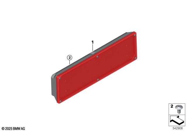 18518531936 - Lights: Body Screw without Shoulder - M5X12-A2-70 for BMW-Motorrad Image