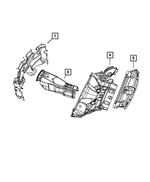 4628926AW - Interior Trim: Dash And Cowl Sides Silencer for Mopar Image