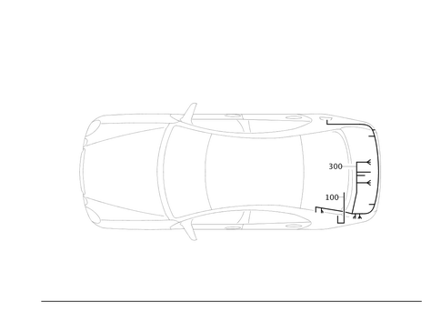 Rear End Main Cable Harness for 2009 Mercedes-Benz E320 #0