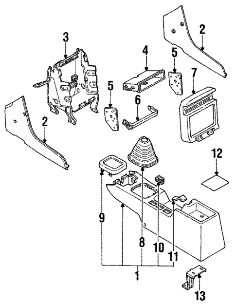 Center for 1990 Isuzu Impulse #0