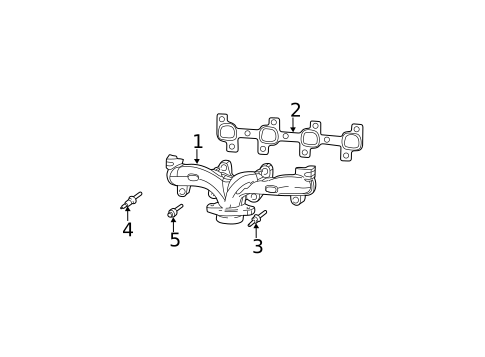 Exhaust Manifold for 2004 Dodge Ram 1500 #0