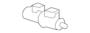 YK385 - HVAC: Motorcraft™ A/C Evaporator Core Vacuum Reservoir for Ford Image
