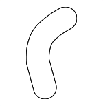 95810610400 - : Outlet Hose for Porsche: Cayenne Image