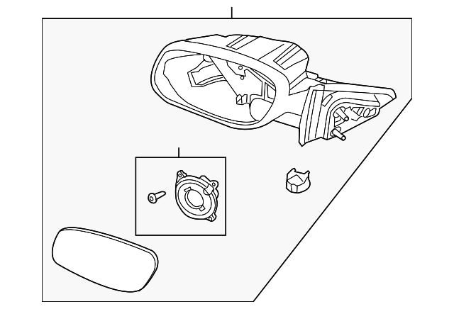 CG1Z-17682-C - Mirror Assembly 2012-2019 Ford | Ford Parts Direct