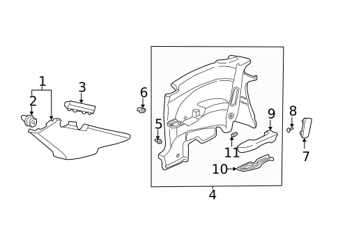 Exterior Trim - Fender for 2005 Honda Civic #0