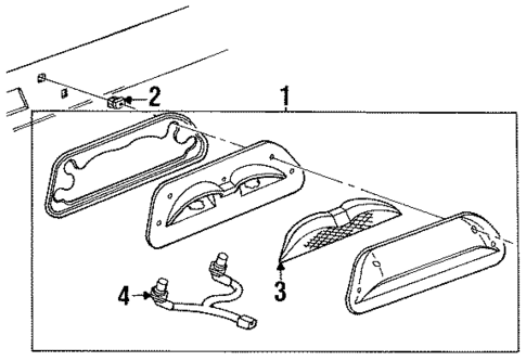 Bulbs - Chassis for 1994 Mercury Villager #3