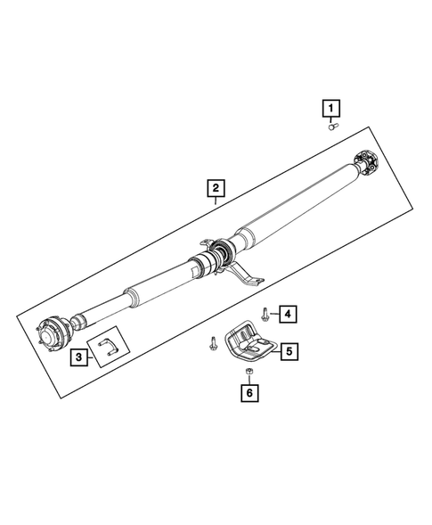 Drive Shaft for 2017 Dodge Journey #0