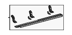 5108460270 - : Step Bar Assembly for Lexus: LX600, LX700h Image