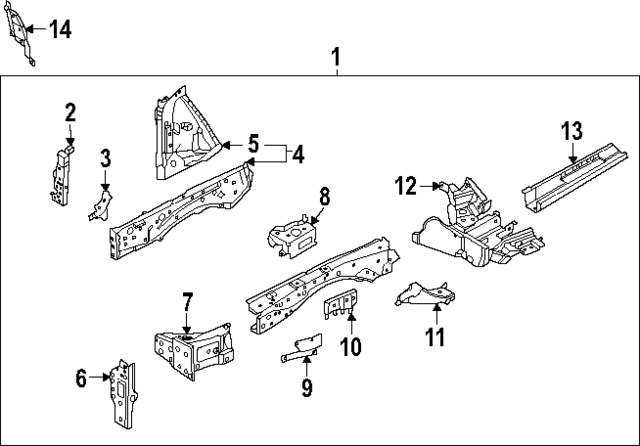 G51317BAMA - : Outer Rail for Nissan Image