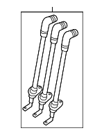 7P0971013D - Electrical: Hybrid Electric Motor Wiring Harness for Volkswagen: Touareg Image