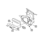 56028286AC - Electrical: Module Bracket for Mopar Image