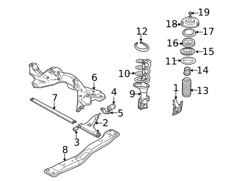 Shocks & Struts for 2003 Volvo V40 #0