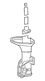 30883428 - : Strut for Volvo: S40, V40 Image