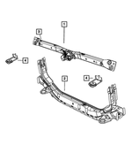 5115778AA - Cooling: Cooling Module Bracket for Dodge: Caliber Image
