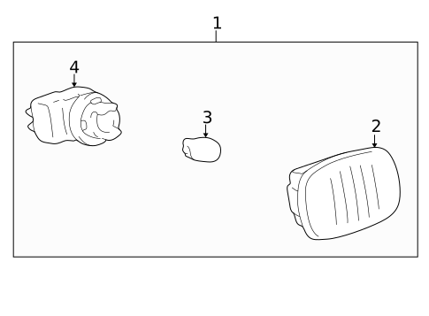 Signal Lamps for 1997 Toyota RAV4 #0