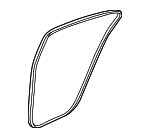 72815TY2A01ZB - : Rear Weather-Strip for Acura Image