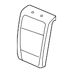 52207151646 - Body: Seat Back Pad for BMW: 325i, 325xi, 328i, 328i xDrive, 328xi, 330i, 330xi, 335d, 335i, 335i xDrive, 335is, 335xi, M3 Image