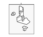 LR035762 - Body: Cowl Kick Panel for Land Rover: Range Rover Image