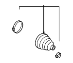 89060343 - Suspension: Inner Boot for GM Image