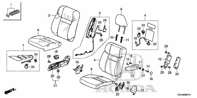 Front Seat (R.) for 2013 Honda CR-V #0