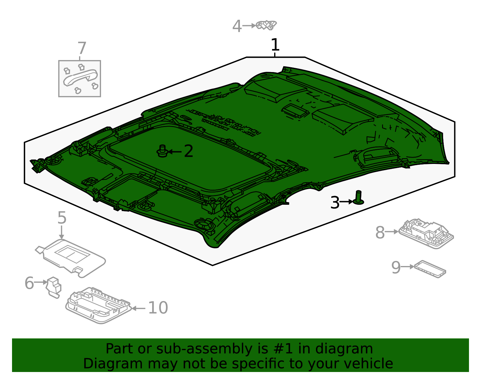 83200-T20-A42ZA - Headliner 2022-2024 Honda Civic | Serra Parts USA