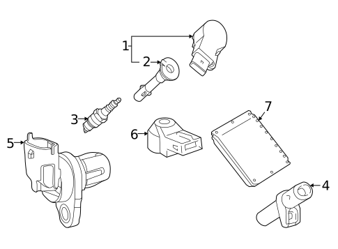 Ignition System for 2020 Mercedes-Benz Sprinter 1500 #1