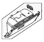 95C857095FBLK - : Glove Box Assembly for Porsche: Macan Image
