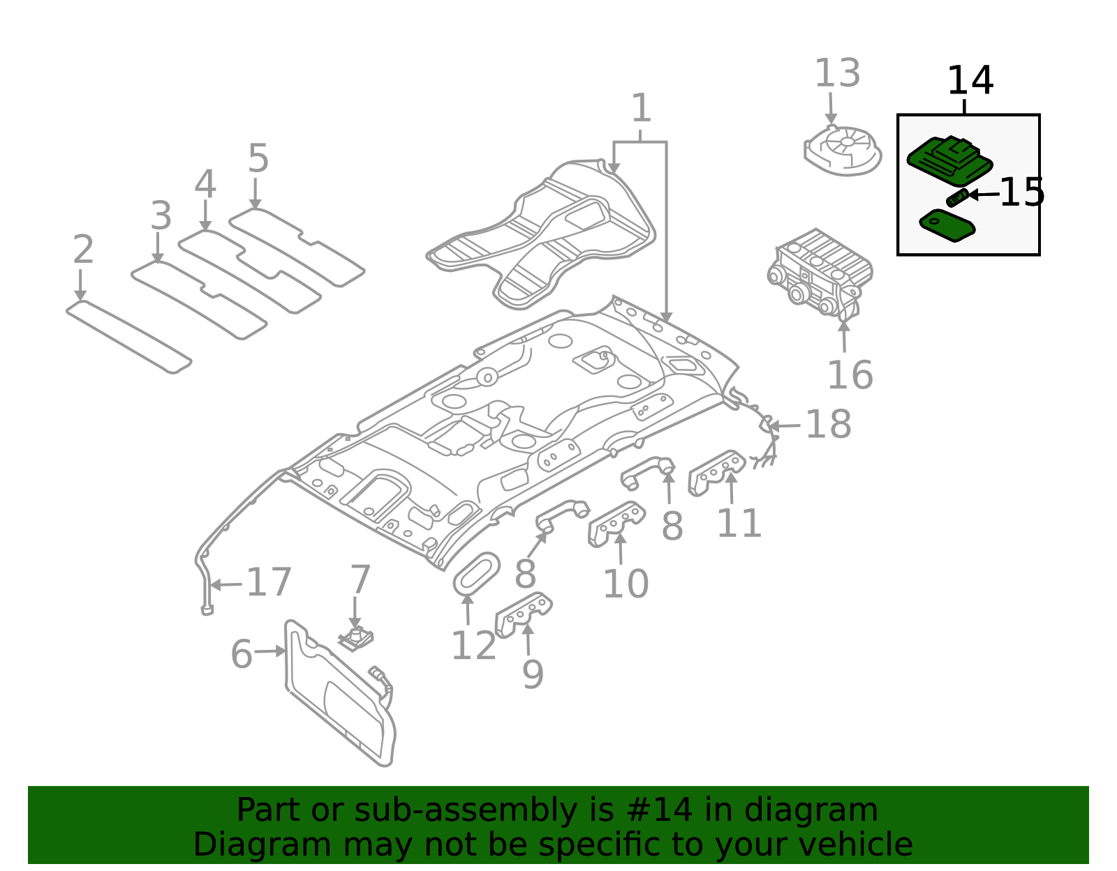 Dome Lamp Assembly 92870-4D500-QW | MotorMotor