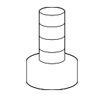 9A700751700 - Body: Lower Trim Screw for Porsche: 718 Boxster, 718 Cayman, 718 Spyder, 911, Boxster, Cayman, Panamera, Taycan Image